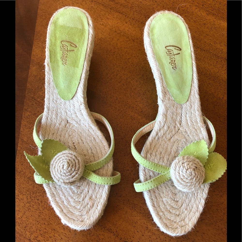 Castaner castañer suede wedge sandals